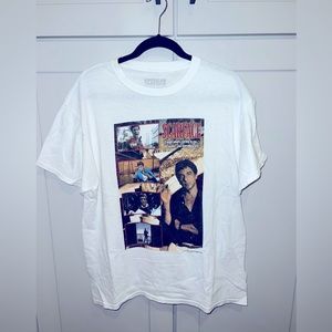 Pacsun Scarface Large Men’s White Tee Graphic Logo Good Condition